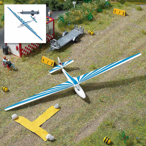 Busch 1155 planeur bleu - 1155,